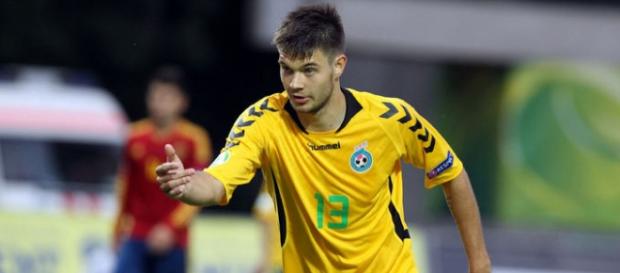 Lukas Spalvis ao serviço da seleção lituana Lukas Spalvis ao serviço da seleção lituana