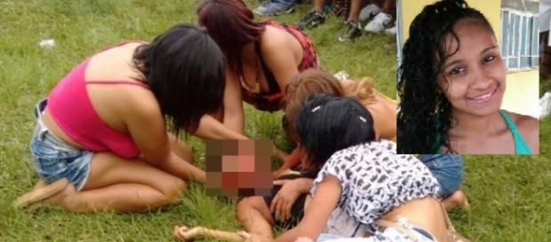 O crime foi gravado e postado nas redes sociais O crime foi gravado e postado nas redes sociais