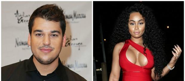 Rob Kardashian em romance com Blac Chyna Rob Kardashian em romance com Blac Chyna