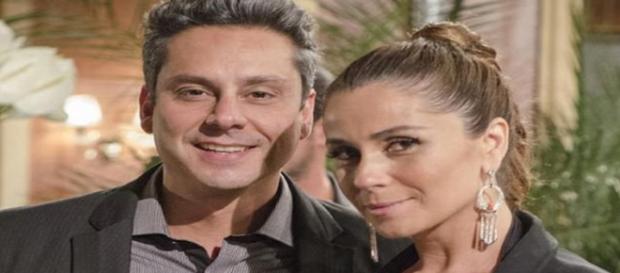 Romero e Atena em 'A regra do Jogo' Romero e Atena em 'A regra do Jogo'