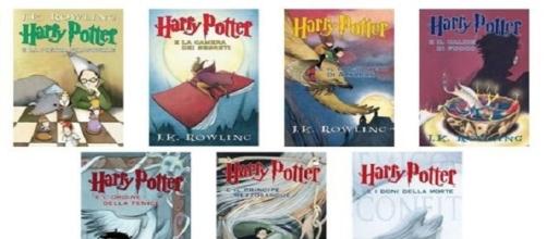 Tutti i libri della saga "Harry Potter".