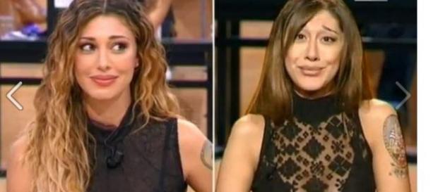 Belen Rodriguez contro Virginia Raffaele. Belen Rodriguez contro Virginia Raffaele.