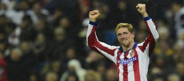 Fernando Torres celebra un gol con el Atlético Fernando Torres celebra un gol con el Atlético