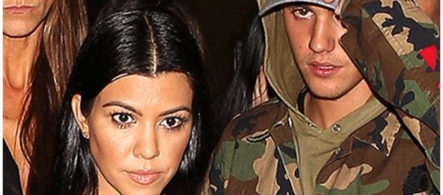 Kourtney Kardashian com Justin Bieber Kourtney Kardashian com Justin Bieber