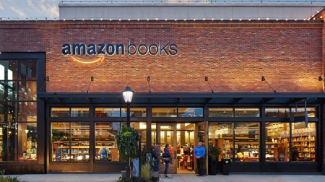 Una libreria fisica Amazon book.