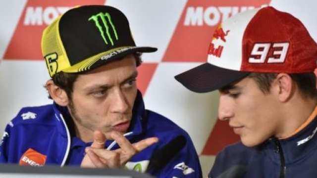 Valentino Rossi e Marc Marquez