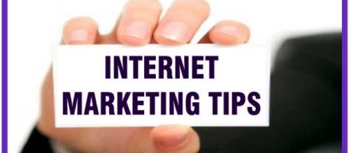 Internet marketing tips with several steps.