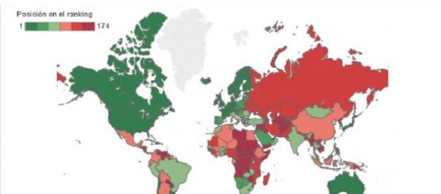 posición de los países en el ranking posición de los países en el ranking