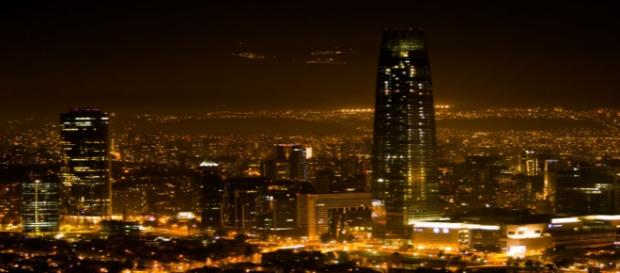 Santiago de noche - Mall Costanera Center Santiago de noche - Mall Costanera Center
