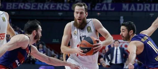 Sergio Rodríguez, en Euroliga. Foto: Real Madrid. Sergio Rodríguez, en Euroliga. Foto: Real Madrid.