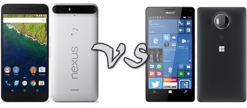 Huawei Nexus 6P vs Microsoft Lumia 950 XL