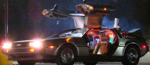 L'iconica DeLorean di Ritorno al Futuro