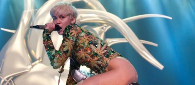 Miley Cyrus durante el 'Bangerz' Tour en 2014 Miley Cyrus durante el 'Bangerz' Tour en 2014