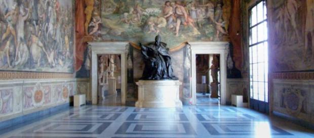 Musei Capitolini, una sala all'interno. Musei Capitolini, una sala all'interno.