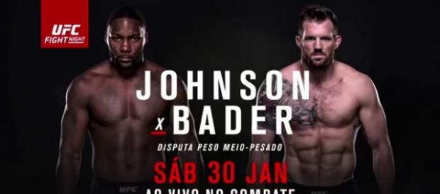 Poster oficial do UFC: Johhson x Bader Poster oficial do UFC: Johhson x Bader