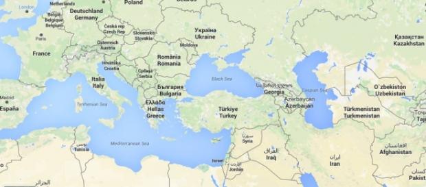 Turquía con respecto a Europa y Oriente Medio Turquía con respecto a Europa y Oriente Medio