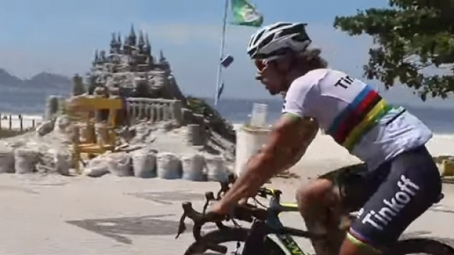 A Rio de Janeiro con Peter Sagan