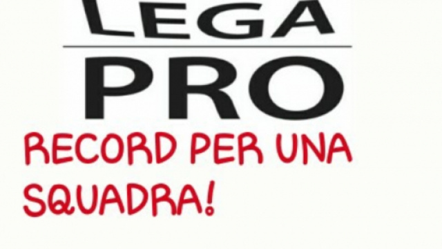 Record importante per una squadra di Lega Pro.