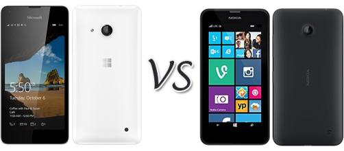 Microsoft Lumia 550 vs Nokia Lumia 635