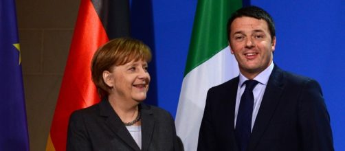 Vertice Berlino, Merkel e Renzi a colloquio