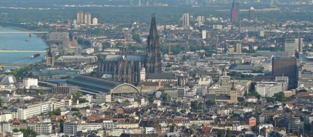 Luftaufnahme der Kölner Innenstadt Luftaufnahme der Kölner Innenstadt