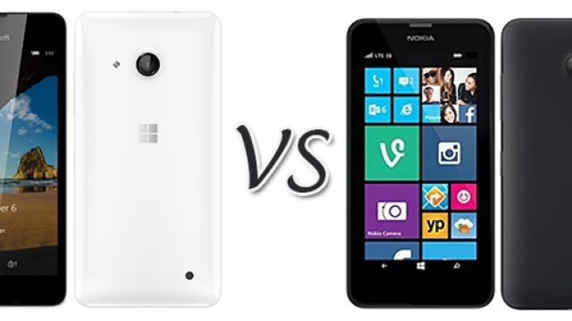 Microsoft Lumia 550 vs Nokia Lumia 635