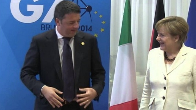 Vertice Berlino tra Renzi e la Merkel