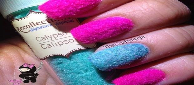 uñas con algodones de colores,quedan preciosas uñas con algodones de colores,quedan preciosas