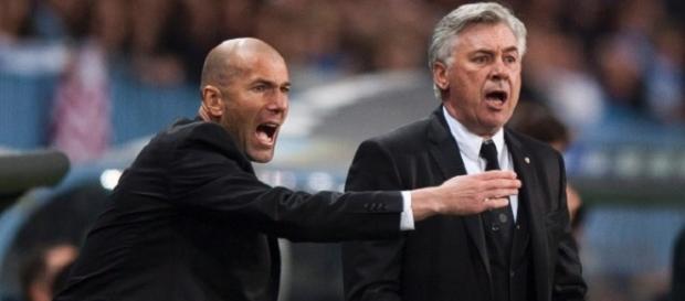 Zidane agierte unter Ancelotti als Co-Trainer. Zidane agierte unter Ancelotti als Co-Trainer.