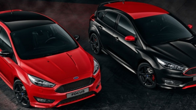 La nuova Ford Focus Red and Black edition