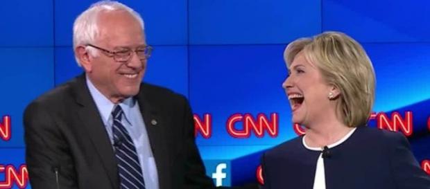 Os Democratas, Bernie Sanders e Hillary Clinton Os Democratas, Bernie Sanders e Hillary Clinton