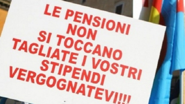 Pensionati in attesa di giustizia:pensioni piene!