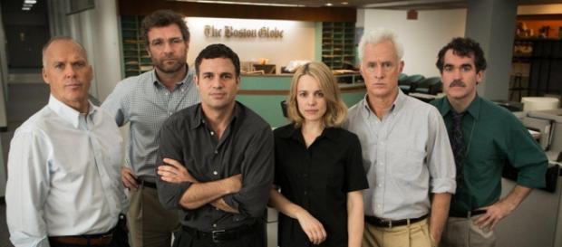 El elenco de la película "Primera plana" El elenco de la película "Primera plana"