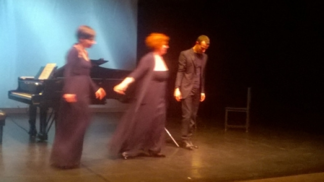 Il trio alla fine del concerto