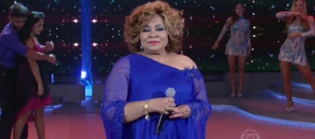 Alcione do Faustão - Foto/Reprodução: Globo Alcione do Faustão - Foto/Reprodução: Globo