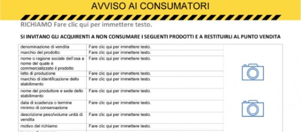 Avviso ai consumatori 2016: alimenti, farmaci Avviso ai consumatori 2016: alimenti, farmaci