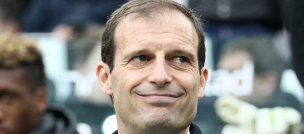 Allegri soddisfatto dopo la vittoria Allegri soddisfatto dopo la vittoria