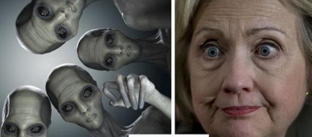 Hillary Clinton vorbeste despre extraterestri Hillary Clinton vorbeste despre extraterestri