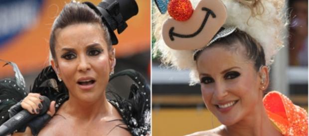 Ivete e Claudia - Foto/Montagem Ivete e Claudia - Foto/Montagem