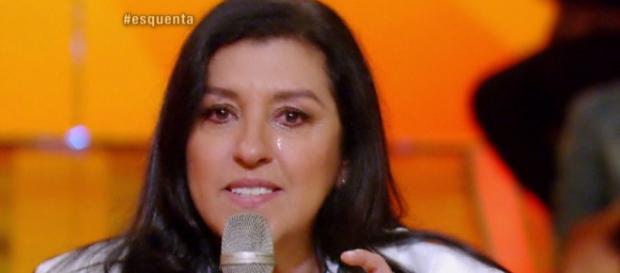 Regina Casé chora - Foto/Reprodução: Globo Regina Casé chora - Foto/Reprodução: Globo