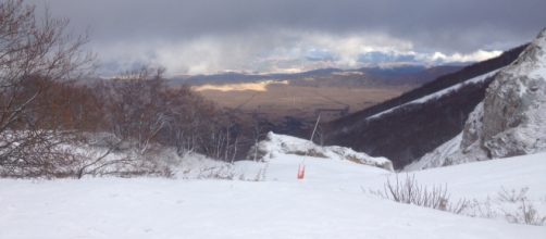 Natale senza neve in Abruzzo, vista dalle montagne