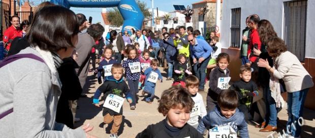 Carrera de niños en la 1º edición. Carrera de niños en la 1º edición.