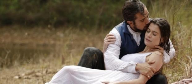 Felipe e Lívia caem de penhasco mais uma vez Felipe e Lívia caem de penhasco mais uma vez