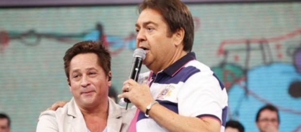 Leonardo e Faustão - Imagem: R7 Leonardo e Faustão - Imagem: R7