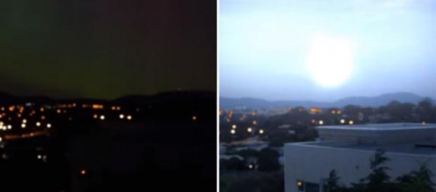 Ufo: globo luminoso a Camberra Ufo: globo luminoso a Camberra