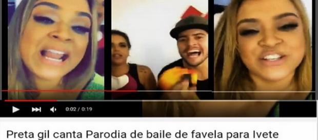 Vídeo da Preta Gil 'tirando" Ivete Sangalo Vídeo da Preta Gil 'tirando" Ivete Sangalo