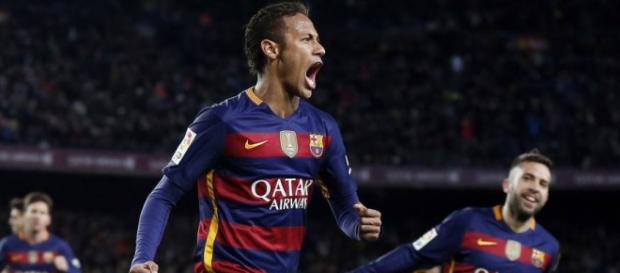 Neymar fecha a goleada com uma obra-prima! Neymar fecha a goleada com uma obra-prima!