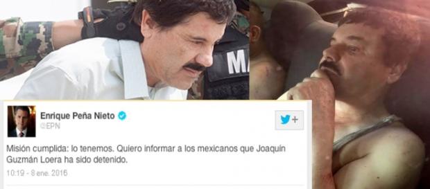 En Twitter el Presidente anuncio la captura En Twitter el Presidente anuncio la captura