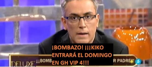 Kiko Hernández, nueva incorporación en GH VIP 4 Kiko Hernández, nueva incorporación en GH VIP 4