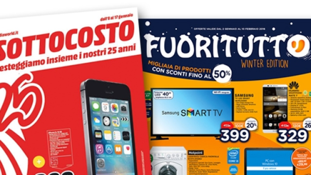 Offerte volantino Mediaworld e Unieuro
